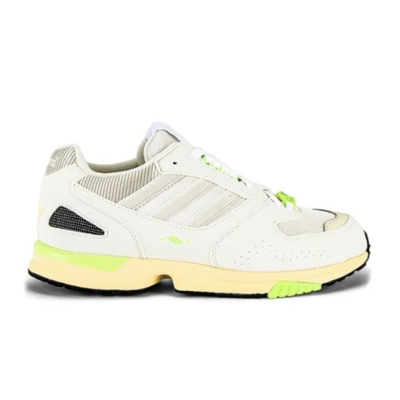 🆕 ADIDAS ZX 4000 White Lime 11 NEW EE4762 - Picture 2 of 6